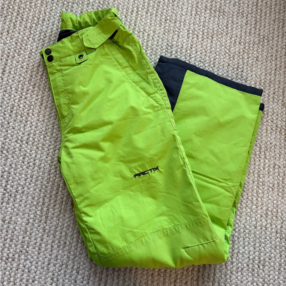 Arctix Green Snow Pants Youth size XL